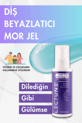 LECTUNE Diş Beyazlatıcı Mor Jel | Anında Beyazlatma Etkili Diş Jeli | 75 ml