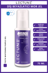 LECTUNE Diş Beyazlatıcı Mor Jel | Anında Beyazlatma Etkili Diş Jeli | 75 ml