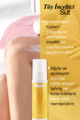 LECTUNE Tüy İnceltici ve Nemlendirici Süt | Isırgan Otu Hyaluronik Asit Özlü | 50 ml