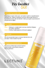 LECTUNE Tüy İnceltici ve Nemlendirici Süt | Isırgan Otu Hyaluronik Asit Özlü | 50 ml